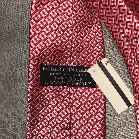 Robert TALBOTT red tie NWT - Picture 2 of 3